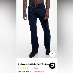 Barbell apparel mens jeans 34